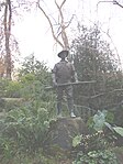 A statue honoring those who served in the Spanish–American War
