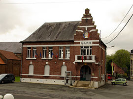 The town hall in Crèvecœur-sur-l'Escaut