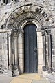 Well-detailed 12th-century entrance to Dalmeny Kirk