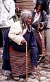 Elderly pilgrim, Tsurphu Gompa, 1993