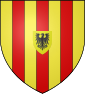 The coat of arms of the Lordship of Mechelen: in 1490, the Emperor Frederick III authorized the addition of the eagle.[1] of Lordship of Mechelen