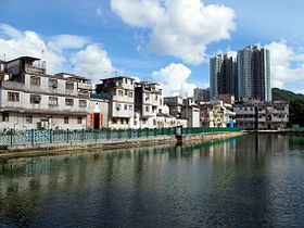 Village pond of Fanling Ching Wai