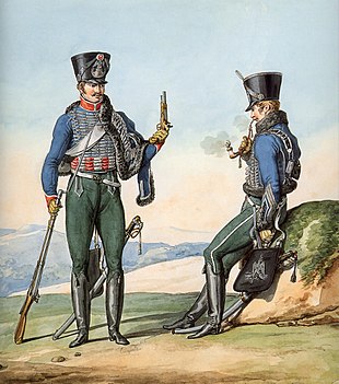 Hussar and captain