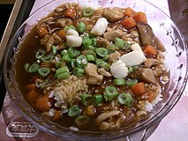 Hokkien fried rice (福建炒飯) is a dish from Hong Kong