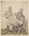 Two warriors in Buleleng, 1865