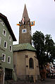 Die Katharinenkirche (1365 geweiht), von der Vorderstadt aus gesehen