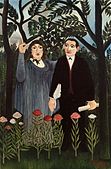 Muse Inspiring the Poet (Portrait of Guillaume Apollinaire and Marie Laurencin), 1909, Kunstmuseum Basel, Switzerland