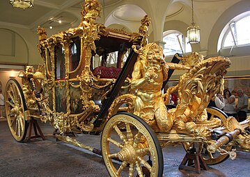 The Gold State Coach of the British monarch
