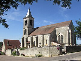 The church in Luzy-sur-Marne