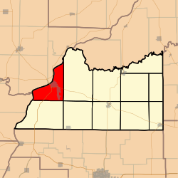 Location in Cass County