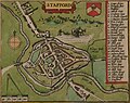 Image 26Map of Stafford by John Speed circa 1611 (from Stafford)