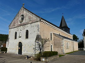 The church in Notre-Dame-de-Sanilhac