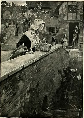 Illustration of Thomas Hardy's "The Fiddler of the Reels" for Scribner's Magazine, April 1893