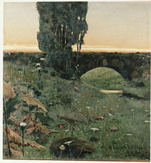 "Paisatge amb pont" 1890