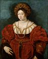Isabella in Red as a copy by Rubens, Kunsthistorisches Museum, c. 1605