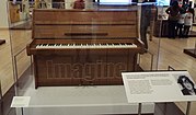 The Steinway piano that John Lennon used to compose the song "Imagine"