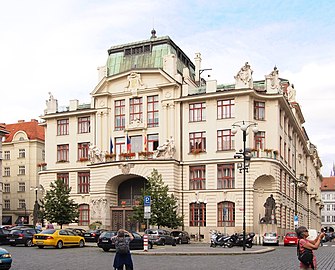 New City Hall of Prague by Polívka (1908–1911)