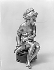 Seated Girl by Étienne Maurice Falconet, in bronze (1788), Metropolitan Museum of Art