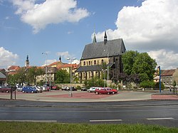 Centre with the Church of Saint Gotthard