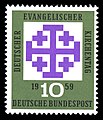 Briefmarke der Deutschen Bundespost (1959): Deutscher Evangelischer Kirchentag 1959 in München