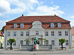 Fritz-Reuter-Literaturmuseum at the market square of Stavenhagen