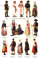 Image 15Traditional Swedish folk costumes according to Nordisk Familjebok (from Culture of Sweden)