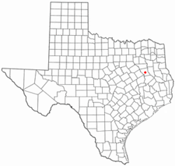 Location of Palestine, Texas