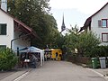 Alte Kirche Witikion, Dorffest im Vordergrund