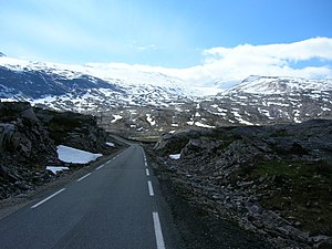 County road 355 in Nordland