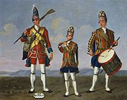 A grenadier of the 49th Regiment and fifer and drummer of the Foot Guards