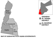 Aqaba Subdistrict Map