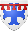 Coat of arms of John of Ell, knight and provost of Arlon in 1383, said to be brother of Raoul of Sterpenich from 1355 and 1371.