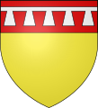Probable coat of arms of the first dynasty of the lords of Clervaux.