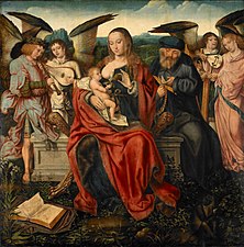 Holy Family with Music Making Angels c. 1510–1520