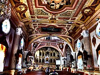 Interior of Betis Church, a National Cultural Treasure