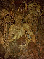 Bodhisattva Padmapani, Ajanta Caves, cave 1, late 5th century