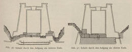 Drawing of a building cross-section