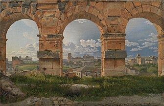 A View through Three of the North-Western Arches of the Third Storey of the Coliseum (c. 1816)
