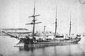 The gunboat Lutin (1877–1897) was stationed in central Bangkok in March 1893
