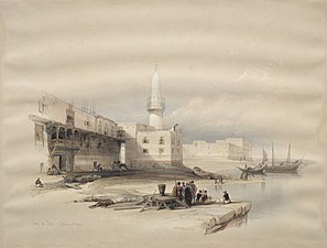 123. Scene on the Quay of Suez.