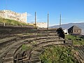 Abandoned amphitheater.