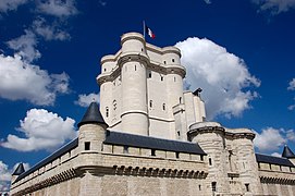 Main tower of the Vincennes medieval castle