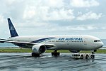 Air Austral's 2002–2016 livery on a Boeing 777-300ER.
