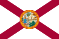 Flagge von Florida (USA).