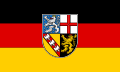 Landesflagge des Saarlandes ab 1957