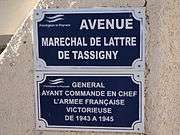 Avenue de Marechal de Lattre de Tassigny