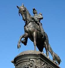 Equestrian statue of General Faidherbe in Lille.