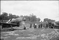 December 1945, captured Mitsubishi J2M Raiden fighters belonging to the 381st Kōkūtai of Imperial Japanese Navy Air Service being evaluated at Seletar airfield.