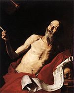 José de Ribera, Saint Jerome (1637) 128.5 × 102 cm
