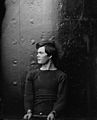 Lewis Powell, conspirator to assassination, after arrest, 1865.